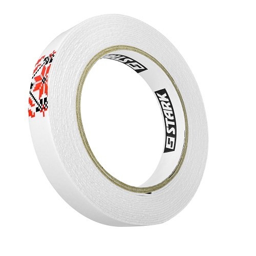 Скотч двосторонній спінений білий Stark18х5м - 1