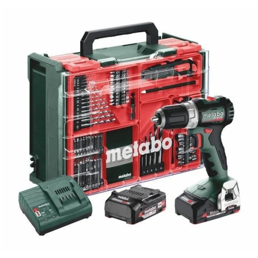 Акумуляторний шуруповерт Metabo BS 18 L BL Mobile Workshop, 613155710 Акумуляторний шуруповерт Metabo BS 18 L BL Mobile Workshop, 613155710