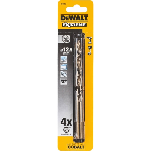 Свердло по металу EXTREME2 кобальтове HSS-E 12,5x151x98 мм DeWALT DT4967 Свердло по металу EXTREME2 кобальтове HSS-E 12,5x151x98 мм DeWALT DT4967