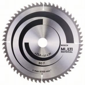 Диск пильний Bosch Multi Material 254х30, Z60 Диск пильний Bosch Multi Material 254х30, Z60