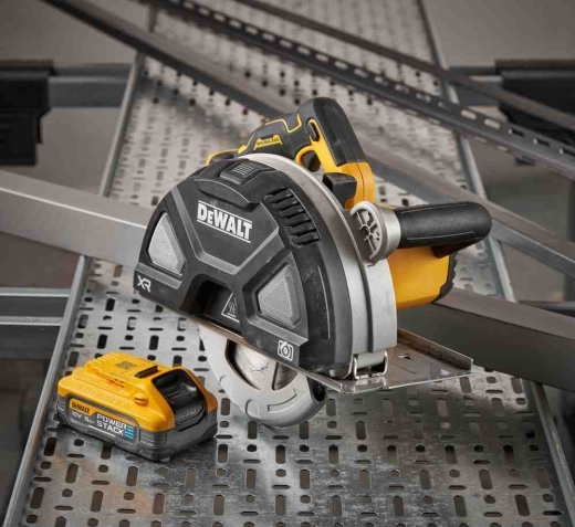 Пила дискова по металу акумуляторна DeWALT DCS383H2 - 7