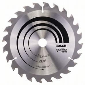 Диск пильний Bosch Optiline Wood 190 x 20/16, Z24 Диск пильний Bosch Optiline Wood 190 x 20/16, Z24
