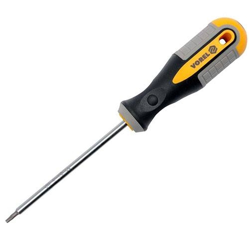 Викрутка зіркова VOREL 60881 TORX-Security Т6 х 75 мм CrV - 1