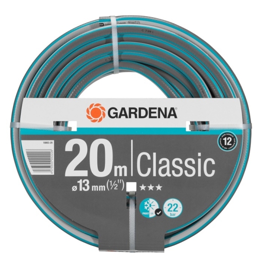 Шланг Gardena Classic 13 мм (1/2"), 20 м (18003-20) Шланг Gardena Classic 13 мм (1/2"), 20 м (18003-20)