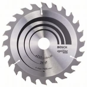 Диск пильний Bosch Optiline Wood 210 x 30, Z24 Диск пильний Bosch Optiline Wood 210 x 30, Z24