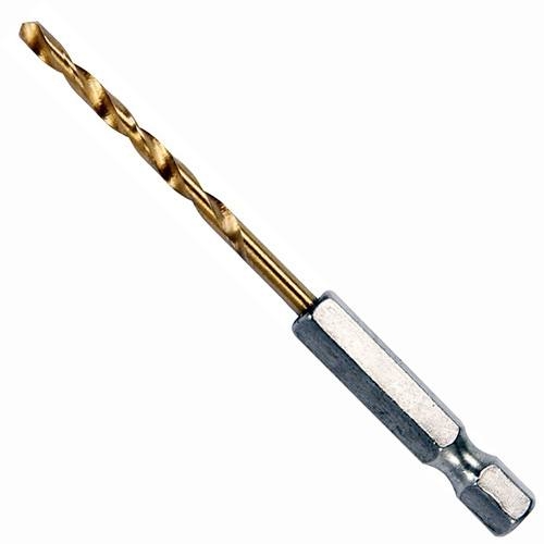 Свердло по металу з шестигранним хвостовиком 1/4" YATO YT-44754 HSS-TIN 3 x 81/33 мм Свердло по металу з шестигранним хвостовиком 1/4" YATO YT-44754 HSS-TIN 3 x 81/33 мм