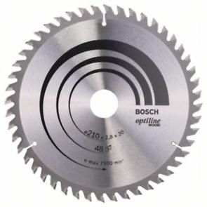 Диск пильний Bosch Optiline Wood 210 x 30, Z48 Диск пильний Bosch Optiline Wood 210 x 30, Z48