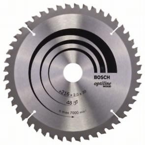 Диск пильний Bosch Optiline Wood 216 x 30, Z48 Диск пильний Bosch Optiline Wood 216 x 30, Z48