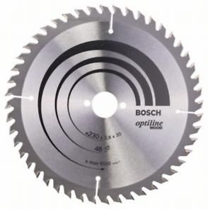 Диск пильний Bosch Optiline Wood 230 x 30, Z48 Диск пильний Bosch Optiline Wood 230 x 30, Z48