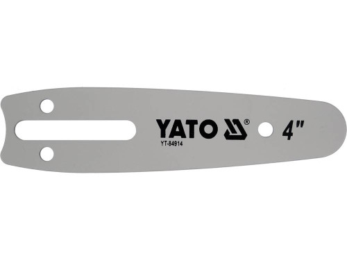 Шина для пили YATO YT-84914 L= 4"/ 10 см (26 ланок) Т-0,043" (1,1 мм) для ланцюгів YT-828135, YT-828136 Шина для пили YATO YT-84914 L= 4"/ 10 см (26 ланок) Т-0,043" (1,1 мм) для ланцюгів YT-828135, YT-828136