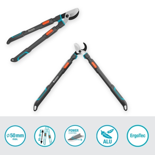 Сучкорез телескопический Gardena TeleCut Pro L, 65-90 см (12041-20) Сучкорез телескопический Gardena TeleCut Pro L, 65-90 см (12041-20)