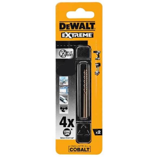 Свердло по металу EXTREME2 кобальтове HSS-E 3x61x33 мм DeWALT DT4902 Свердло по металу EXTREME2 кобальтове HSS-E 3x61x33 мм DeWALT DT4902