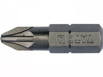 Насадка отверточная YATO YT-78135 "Pozidriv" PZ2 x 25 мм HEX 1/4" 10 шт - 1