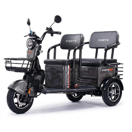 Трицикл аккумуляторный Forte TRANSIT-WN1072G Серый (162149) - 1