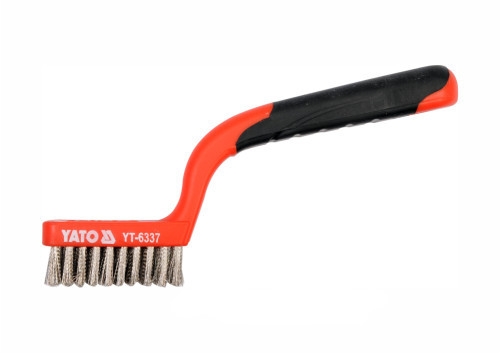 Щетка стальная YATO YT-6337 180 мм 3 ряда Щетка стальная YATO YT-6337 180 мм 3 ряда