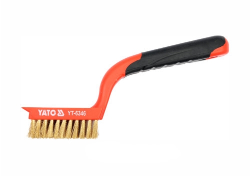 Щітка латунна YATO YT-6346 180 мм 5 ряди Щітка латунна YATO YT-6346 180 мм 5 ряди