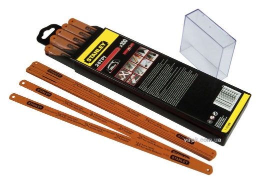 Полотно по металлу STANLEY 1-15-906-1 24 зуб/1" 300 мм, молибденовое 1 шт. - 1