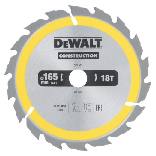 Диск пильный DeWALT DT1933 - 1