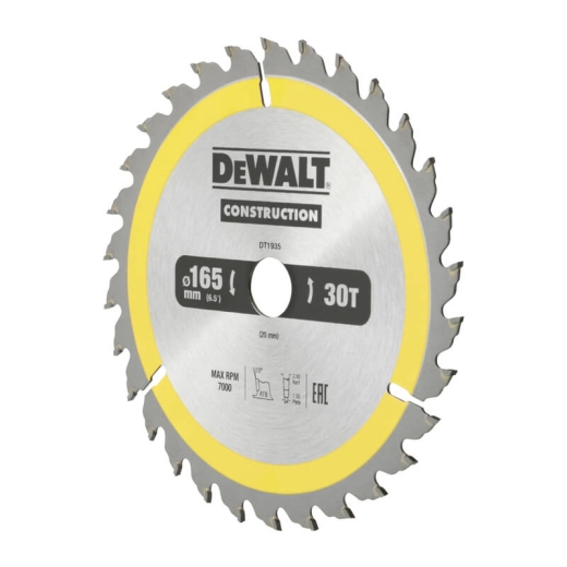 Диск пильный DeWALT DT1935 CONSTRUCTION - 1