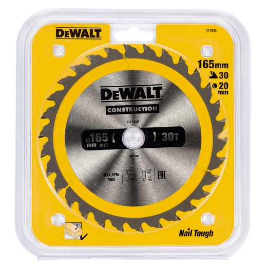 Диск пильный DeWALT DT1935 CONSTRUCTION - 2