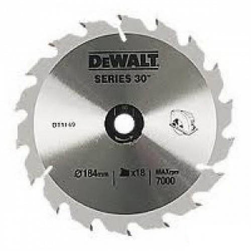 Диск пильний DeWALT DT1089 165х1.6х20 мм, 18 зуб Диск пильний DeWALT DT1089 165х1.6х20 мм, 18 зуб