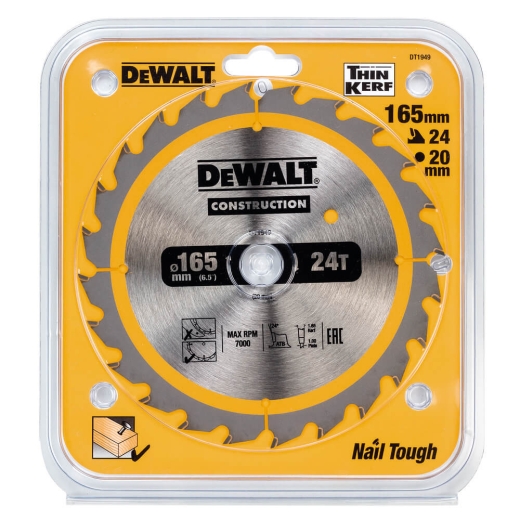 Диск пильный DeWALT DT1949 CONSTRUCTION - 2