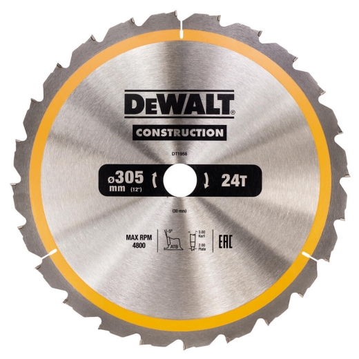 Диск пильний DeWALT DT1958 - 1