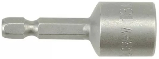 Насадка торцева магнітна 6-гранна YATO YT-1518 HEX M13 x 48 мм HEX Ø= 1/4" - 1