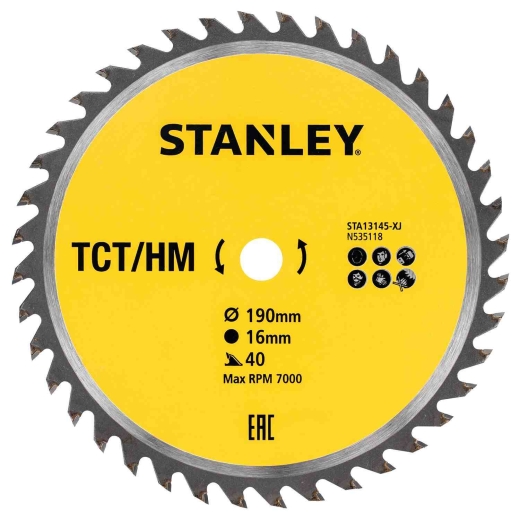 Диск пильний STANLEY STA13145 TCT/HM - 1