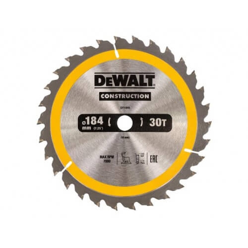 Диск пильный DeWALT DT1940 184х16 мм 30Z - 1