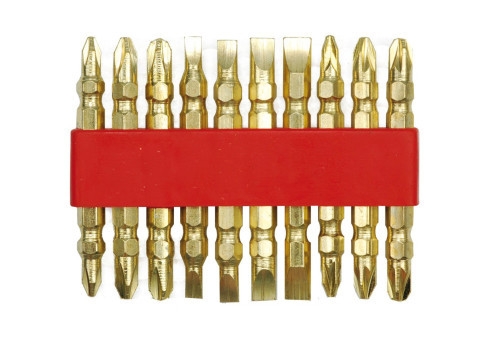 Насадка отверточная двухсторонняя VOREL 66112 PH2 x 60 мм, GOLD Cr-V 10 шт Насадка отверточная двухсторонняя VOREL 66112 PH2 x 60 мм, GOLD Cr-V 10 шт