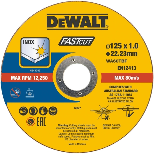 Набор кругов отрезных DeWALT DT20540 FASTCUT - 2 Набор кругов отрезных DeWALT DT20540 FASTCUT - 2