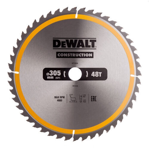 Диск пильний DeWALT DT1959 305х30 мм 48Z Диск пильний DeWALT DT1959 305х30 мм 48Z