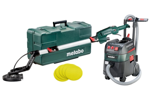 Набор шлифовальнавя машина для стен и потолков (жираф) Metabo LSV 5-225 Comfort + Пылесос Metabo ASR 35 L ACP (690886000) Набор шлифовальнавя машина для стен и потолков (жираф) Metabo LSV 5-225 Comfort + Пылесос Metabo ASR 35 L ACP (690886000)