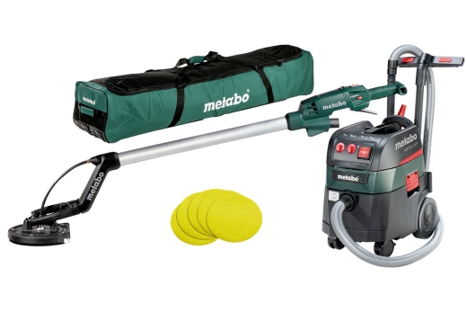 Набір шліфувальна машина для стін та стель (жираф) Metabo LSV 5-225 + Пилосос Metabo ASR 35 L ACP (690885000) Набір шліфувальна машина для стін та стель (жираф) Metabo LSV 5-225 + Пилосос Metabo ASR 35 L ACP (690885000)