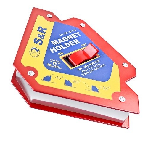 Магнітний тримач S&R з перемикачем On/Off 25 кг 45˚, 90˚, 135˚ - 2