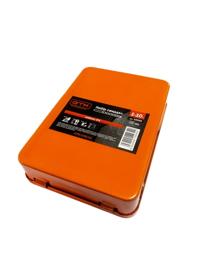 Набір кобальтових свердлів по металу GTM HSS-CO Ø 1-10 мм 19 шт - 2