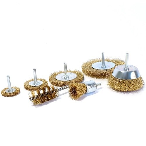 Набор щеток S&R для дрели 7 шт 6 мм - 6