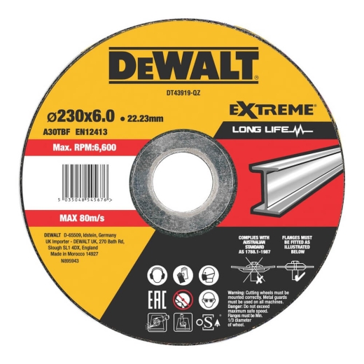 Круг шлифовальный DeWALT DT43919 EXTREME - 1