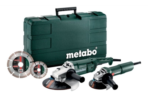 Комплект болгарок Metabo WE 2200-230 + Metabo W 750-125 + 2 диска, 685172510 Комплект болгарок Metabo WE 2200-230 + Metabo W 750-125 + 2 диска, 685172510