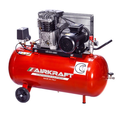 Компрессор ременной AIRKRAFT AK100-360T-380-ITALY - 1