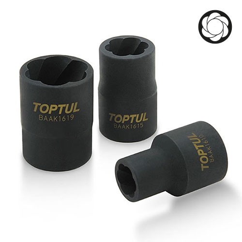 Головка TOPTUL для пошкоджених гайок 1/2" 21 мм BAAK1621 Головка TOPTUL для пошкоджених гайок 1/2" 21 мм BAAK1621