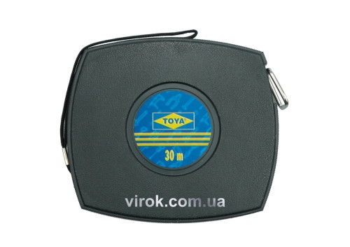 Рулетка мірна стрічка сталeва VOREL 12100 L= 10 м х 10 мм - 1