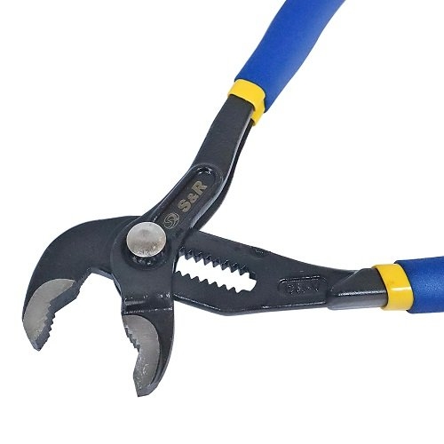Переставні кліщі S&R 277175025 175х25 мм з кнопкою фіксації - 7