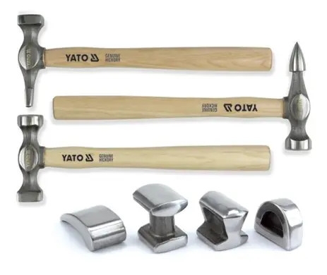 Молотки рихтувальні YATO YT-4590 4.9 кг 7 шт Молотки рихтувальні YATO YT-4590 4.9 кг 7 шт