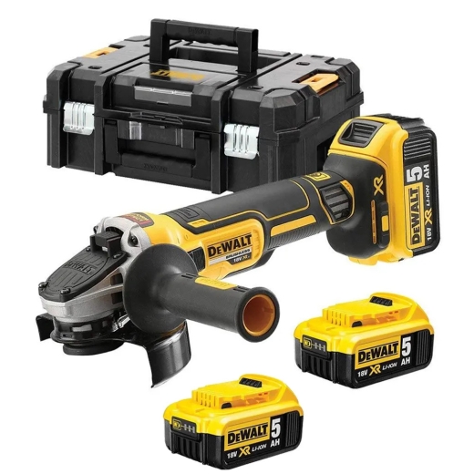 Шліфмашина кутова - болгарка акумуляторна безщіткова DeWALT DCG405P3 Шліфмашина кутова - болгарка акумуляторна безщіткова DeWALT DCG405P3