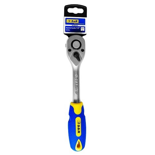 Ключ-тріскачка з реверсом S&R 3/8” 45 зубів (465045038) Ключ-тріскачка з реверсом S&R 3/8” 45 зубів (465045038)