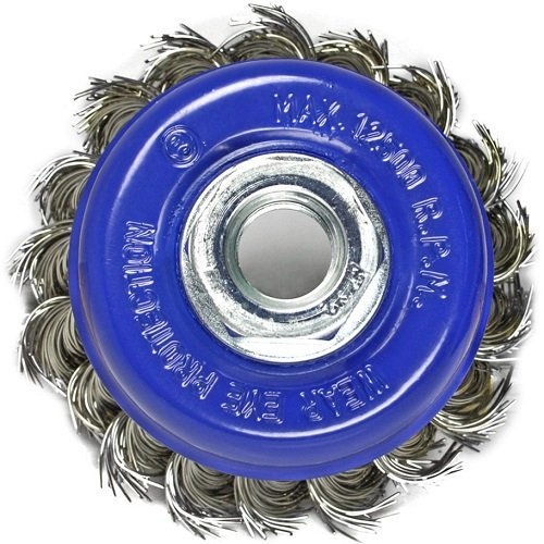 Щетка чашечная S&R 136256075 витая проволока 75 мм - 3