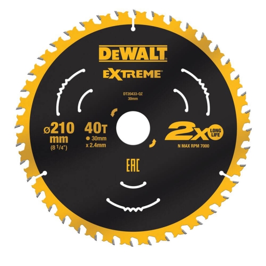 Диск пильний DeWALT DT20433 EXTREME - 1