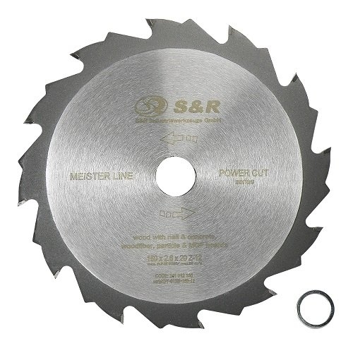 Диск пильный S&R Meister Power Cut 160x20(16)x2,6мм 12Z (241012160) Диск пильный S&R Meister Power Cut 160x20(16)x2,6мм 12Z (241012160)